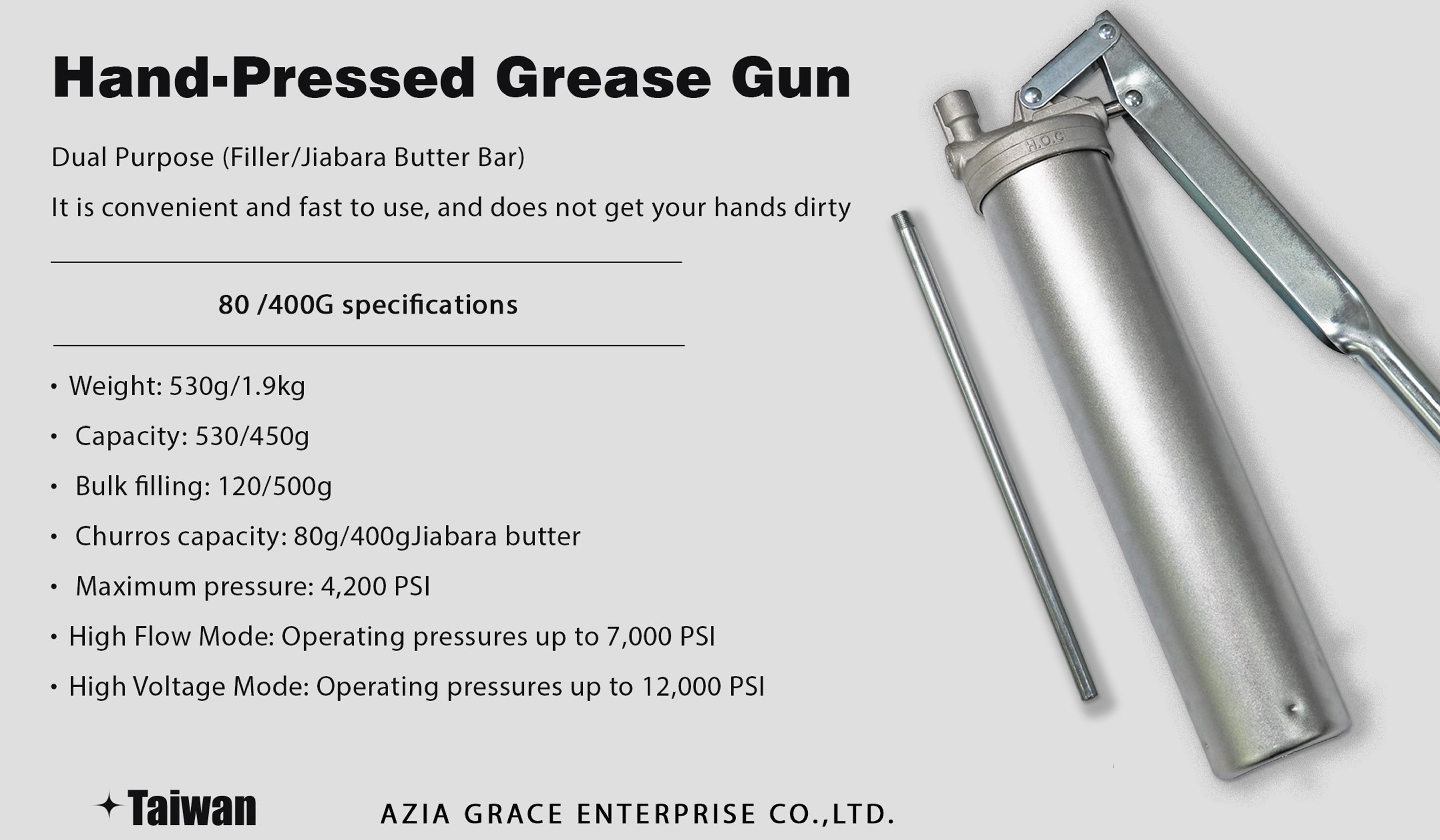 【Manual Grease Gun – Product Overview】